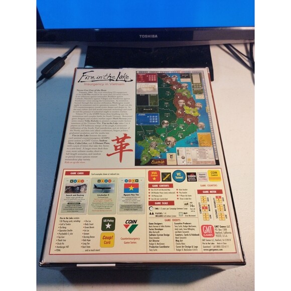 GMT Games: Fire in the Lake Insurgency In Vietnam - 2nd Edition 2018- Incomplete - Picture 6 of 9